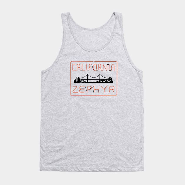 California Zephyr Tank Top by MakeItCo